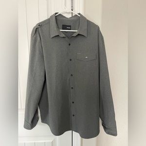Men’s Hurley Button Down Long-Sleeved Shirt